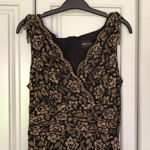 Black and Gold Lace dress by Connected Apparel